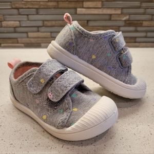 Cat and Jack sneakers, grey, size 4 toddler